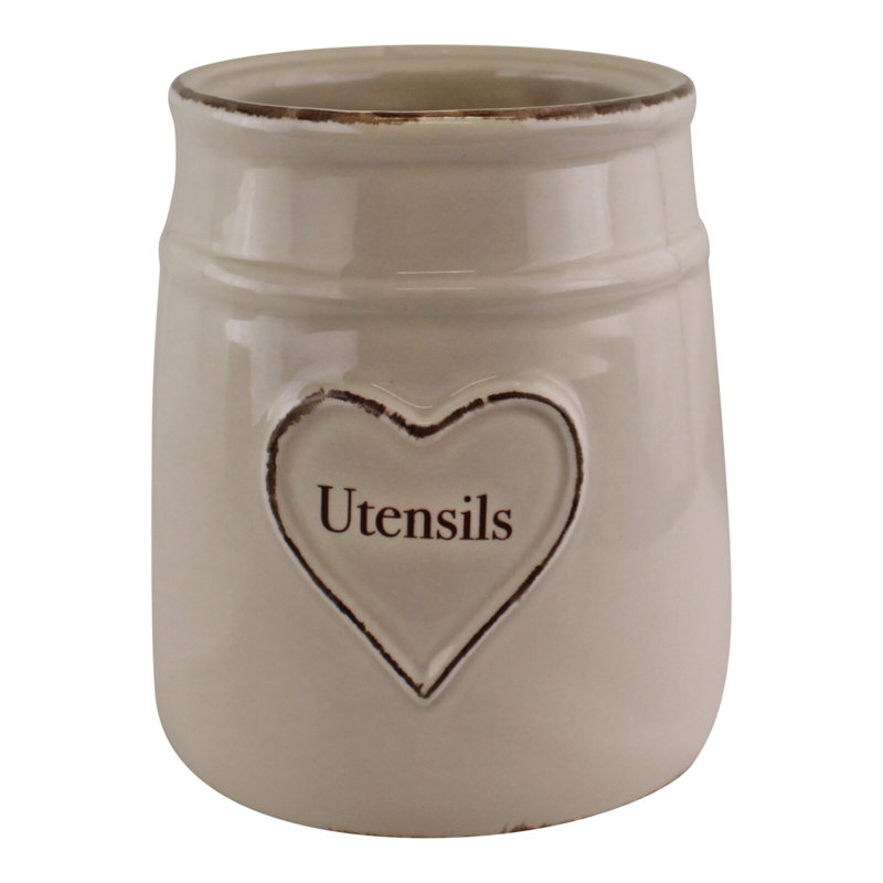 Ceramic / Porcelain Round Utensil Holders/Pots/Jars