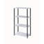 Bibliothèque à 4 niveaux de style industriel: structure KD, compartiments ouverts pour les collections et le rangement
