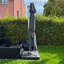 Parasol suspendu en porte-à-faux 12 pi x 12 pi Myrtille-1893594926