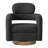 Bayville Swivel Chair With Round Storage Ottoman 2-Piece Set-1658283085