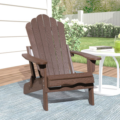 Chaise Adirondack pliante en plastique Henninger