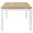 Prager Brown And White Rectangular Dining Table