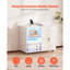 Classeur mobile 3 tiroirs en bois avec bande lumineuse