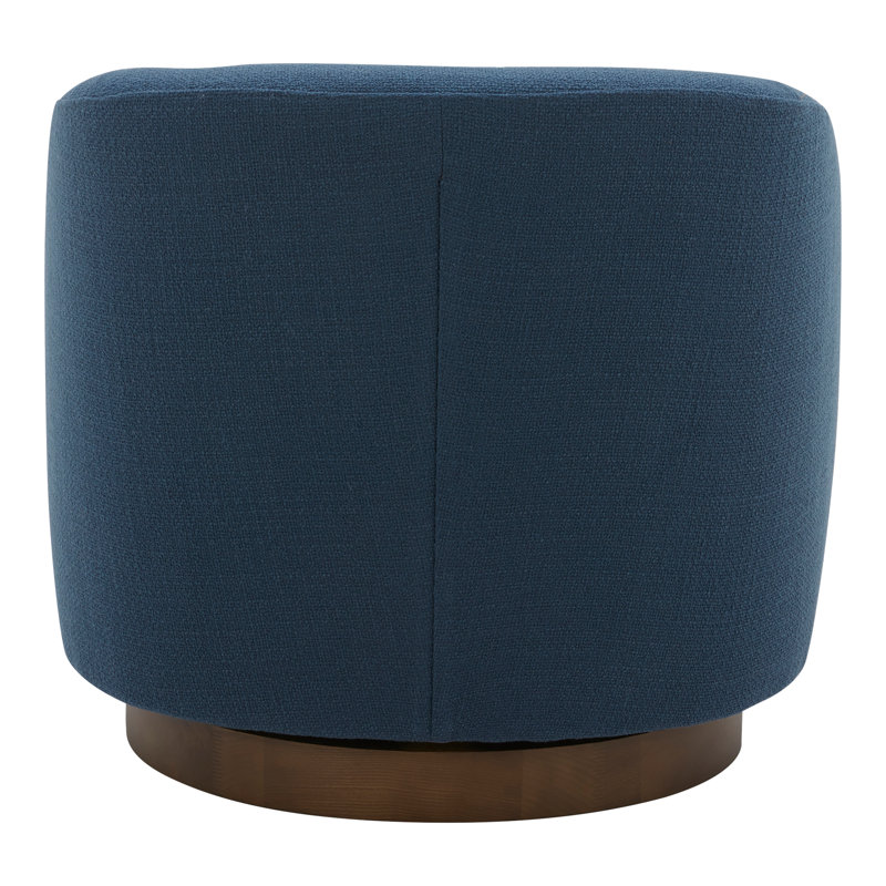 Oscy Swivel Armchair, Moto Cadet Polyester Blend