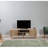 Scandinavian TV Stand, Sonoma Oak, 55.1 x 19.7 x 15.7 inches | 100% Melamine Coated Particle Board, 0.7 inches Thick | Hornbeam Legs, UV Coating, Wall-Mountable, Multiple Shelves for Extra Storage, Stylish & Functional Design