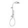 Hydrorail-R Awaken Shift Ellipse Arch Shower Column Kit with Rainhead and 2.0 Gpm Handshower