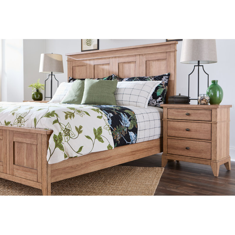 Mya Panel Bed, California King, Brown