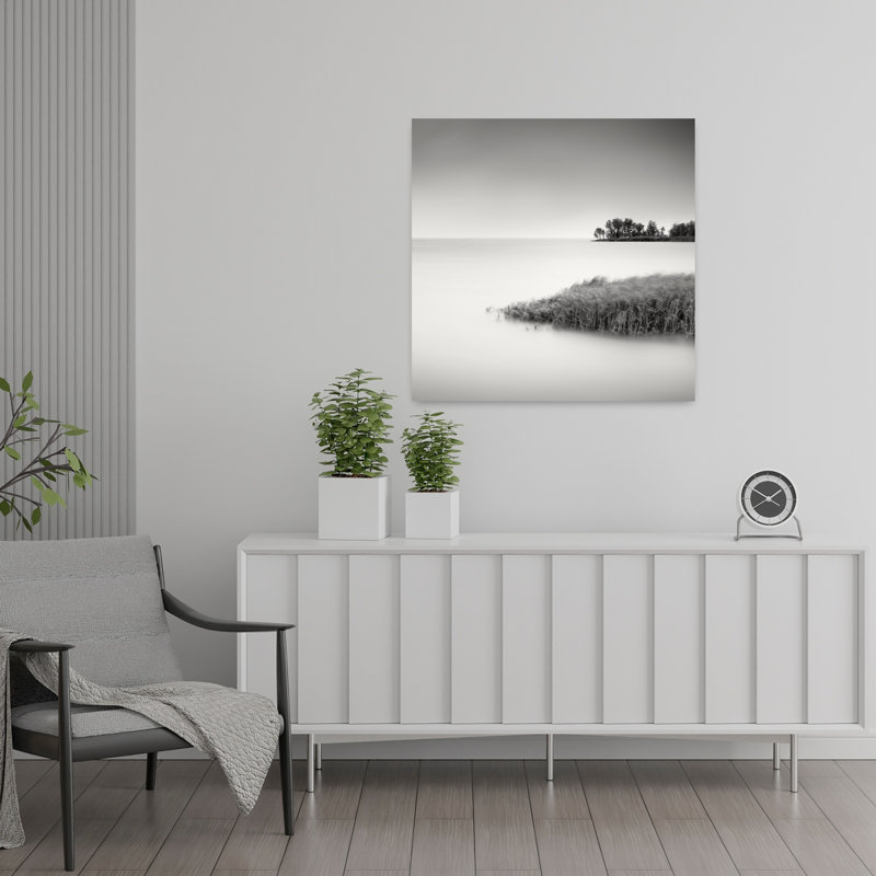 Makkum II, art abstrait de l'océan côtier, H 24 po x l 24 po