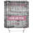 4 Piece Pink Butterfly Quote Shower Curtain Sets