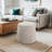 Round Storage Ottoman（ONLY OTTOMAN)-209168205