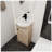 Hadilyn 18.1 " W Freestanding Standard Free Standing Single Double Single Vanity Bathroom Vanity With Ceramic Top