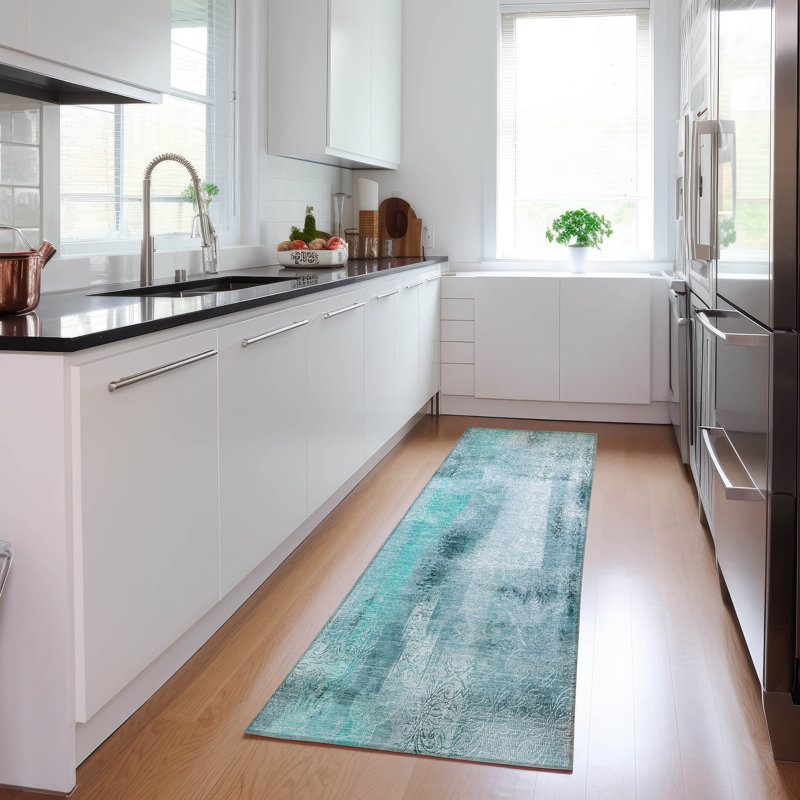 Altair Washable Abstract Indoor / Outdoor Rug, Runner 2'3" x 7'6"