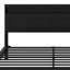 Structure de lit plateforme en bois avec tête de lit à DEL et USB-1804256488