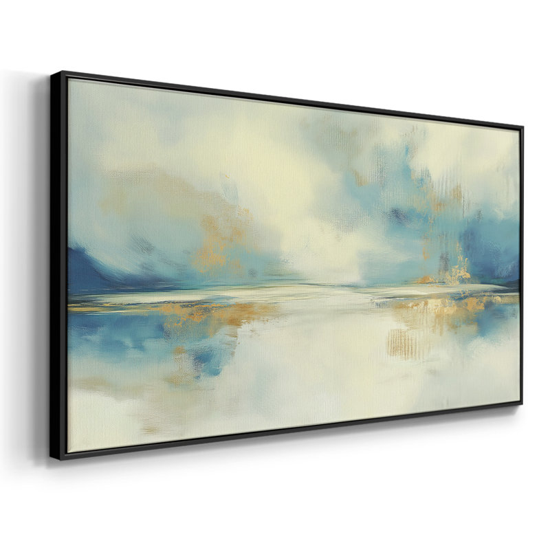 "Abstract Series CX" par J Paul, reproduction d'art, H 25 po x l 49 po, Noir