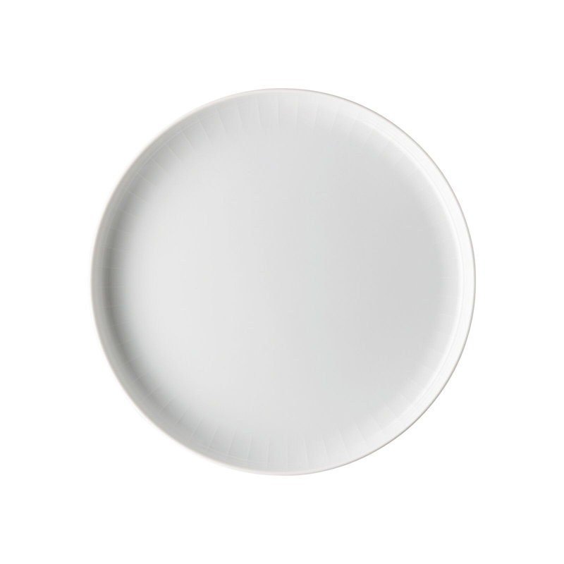Joyn Porcelain Dinner Plate, White