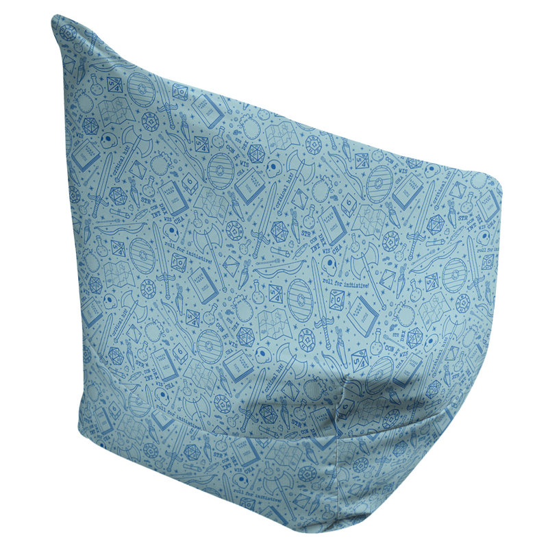 Sac de pois Leffel, Pas de bourre, Bleu, H 120 po x L 2 po x P 60 po