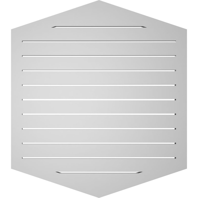 Pente verticale verticale en uréthane 4 pi, H 36 po x l 32 po x P 1,5 po