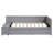 Twin size L-Shaped Upholstered Platform Bed with Storage and Drawers-110990650