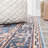 Huddleston Ornate Large Medallion Machine-Washable Blue/Beige Rug-1506339088