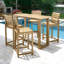 Westminster Teak Outdoor Teak Bar Table