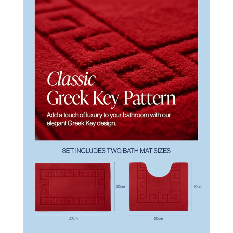 Bath Mat, Red