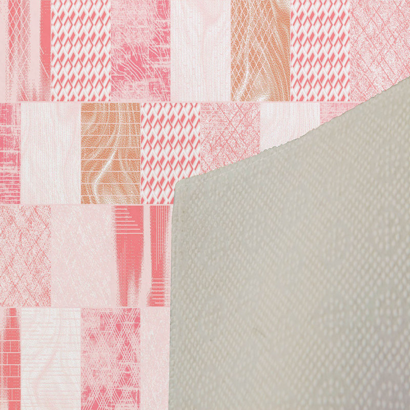 Tapis tissé élégant, 5,6 x 7,5 pieds, 100% polyester, hauteur des poils de 0,3 po | Pois antibactérien, feutre en PVC antidérapant, lavable à la machine | Impression 3D numérique, durable et facile à entretenir - parfaite pour n'importe quelle pièce