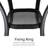 2 - Person Metal Patio Dining Set With Square Table-806998554