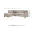 Canapé modulaire 2 pièces Irie-90630162-90654597