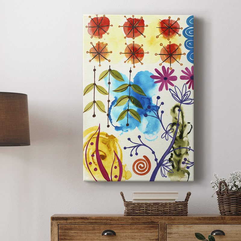 Flower Power II - galerie Cavas sur mesure, H 12 po x l 8 po