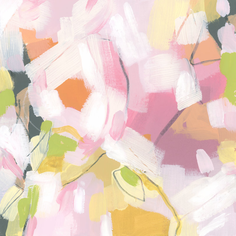 «Erihanna Citrus Prism IV on Canvas» par June Erica Vess, reproduction, L 12 po x H 12 po