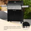 Barbecue à gaz 53,15 po pour la cour extérieure à double usage
