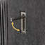 Structure de lit tapissier grand avec tissu chenille