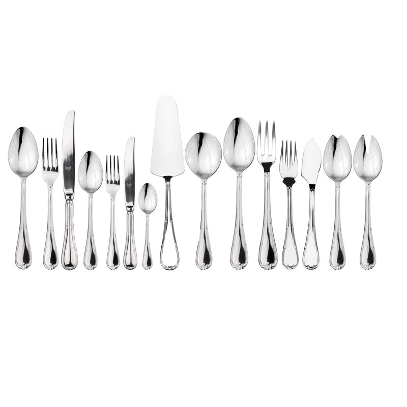 Ensemble de couverts Raffaello - 126 pièces - Acier inoxydable