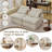 Modular Sofa,No Armres,At Will DIY,Soft Corduroy Fabric,Neck Pillow-Back Lounge Sofa Chair,Reading Nook, Or Apartment Living, Lumbar Pillow,2 Sea,Upholstered,Beige-1350086322