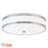 15 Inch LED Ceiling Light, 3 Color Temperature, Flush Mount, Dimmable, Nickel