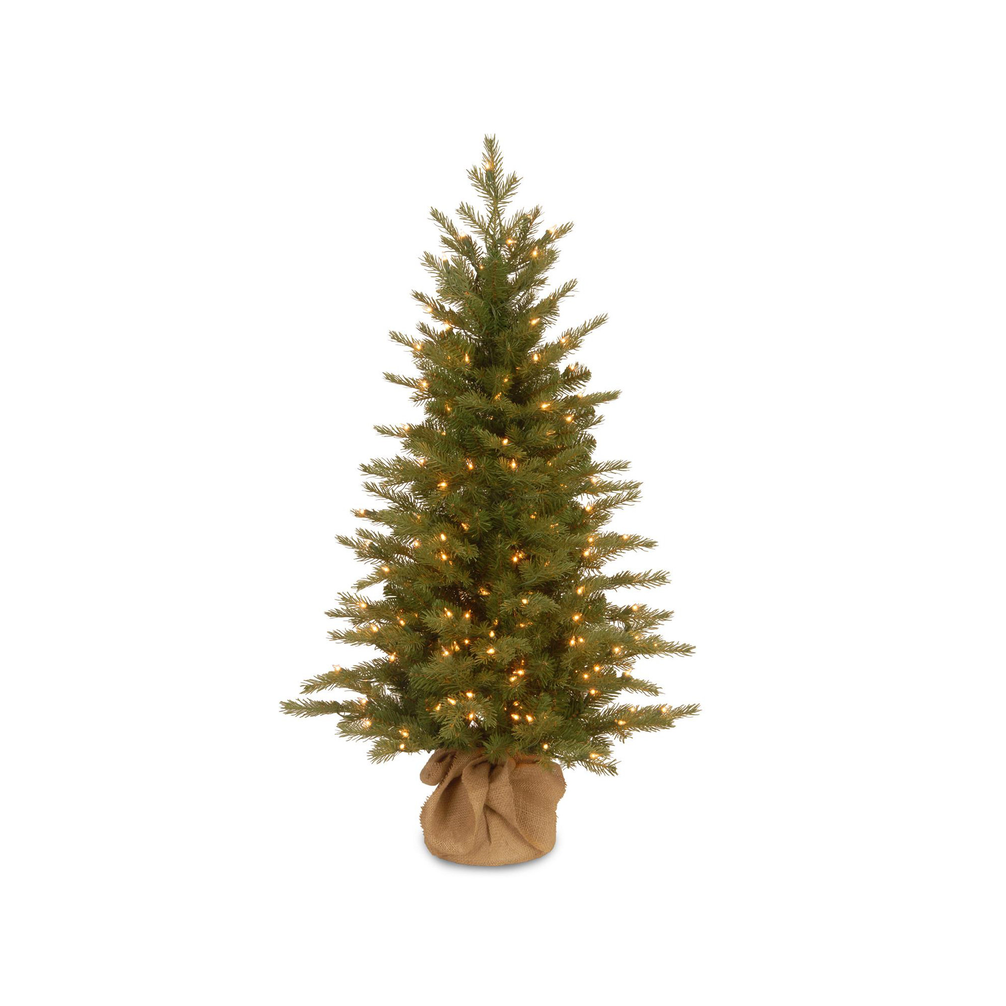 The Holiday Aisle® Nordic Spruce Tree with Clear Lights, 4'