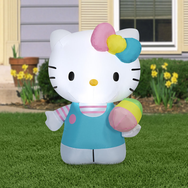 Airblown-Easter Spring Blooms Hello Kitty-Sanrio