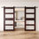 Portes de grange non assemblées et finies en verre 4 pièces de 42 po x 84 po Homacer Red Homacer