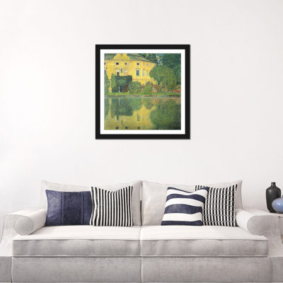 "Château de Kammer sur le lac Attersee IV" par Gustav Klimt, reproduction d'art sur toile tendue