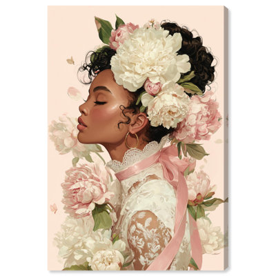 «Gentle Coquette Bloom», reproduction d'art sur toile par Art Remedy, 30 x 45