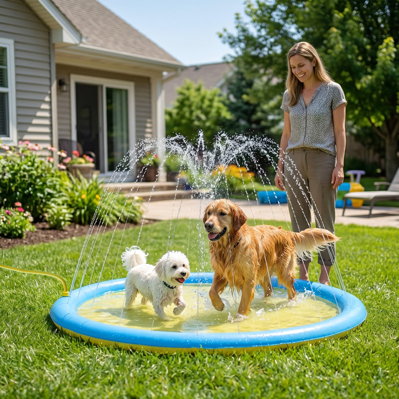 Dog Pool, 8cm H x 150cm W x 150cm D