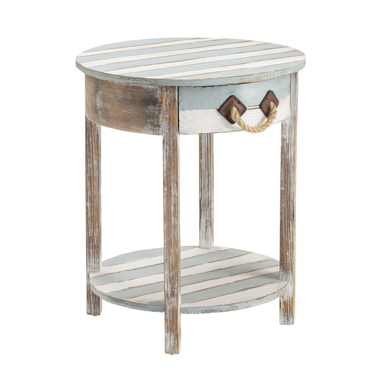 Swiftsure Solid Wood End Table with Storage