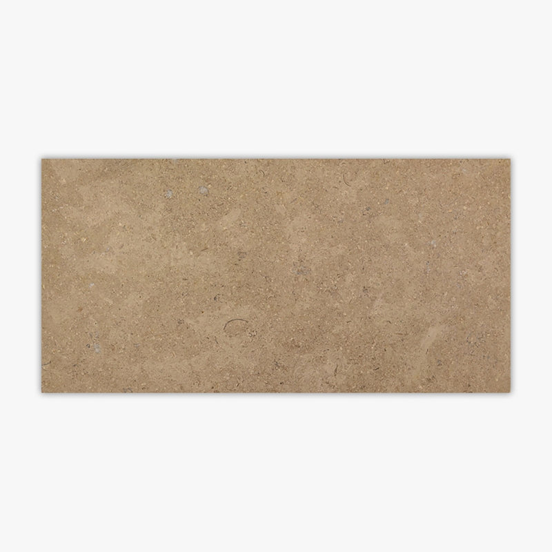 Caspian Almond Acid-Washed 12x24 Limestone Tile