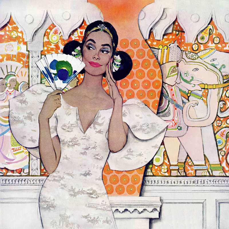 Reproduction sur toile tendue The Girl Who GamBLE, H 32 po x l 32 po