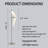 Modern Single Origami Bird Floor Lamp With Led Light-341152012