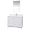 Ensemble de meuble-lavabo avec miroir 41,3 "Chanty-731449544