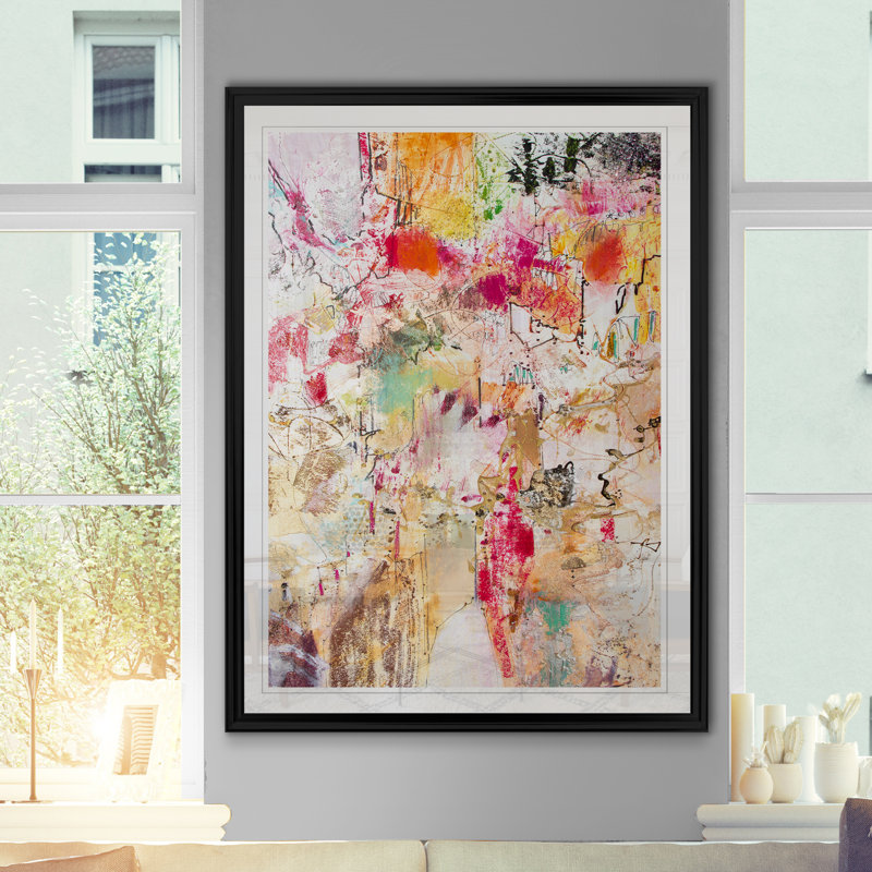 « vertical rouges ii », impression sur toile, Noir, H 18,5 po x l 24,5 po x P 1,5 po