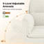 Big and Wide Criss Cross Office Chair, 5-Level Adjustable Arms & Wheels, Height Adjustable Wide Comfy Vanity Makeup Chair, Swivel Shakeable Base for Relax Leisure, Suitable for Home Bedroom Office-967177354