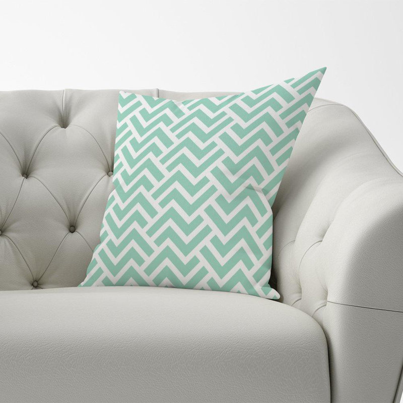 Fannin Geometric Square Cushion