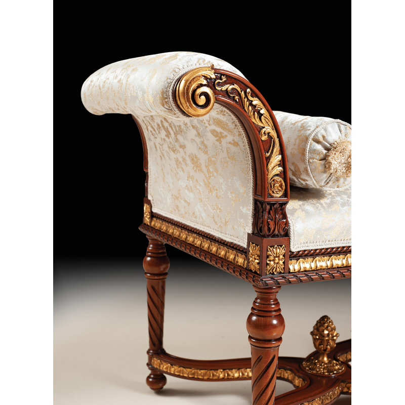 Banc recouverts de tissu d'ameublement